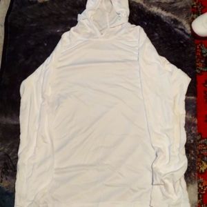 Lightweight hoodie XL white